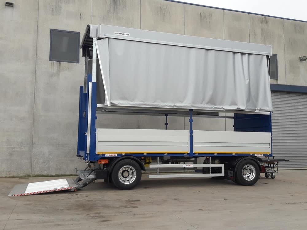 Sponda idraulica camion