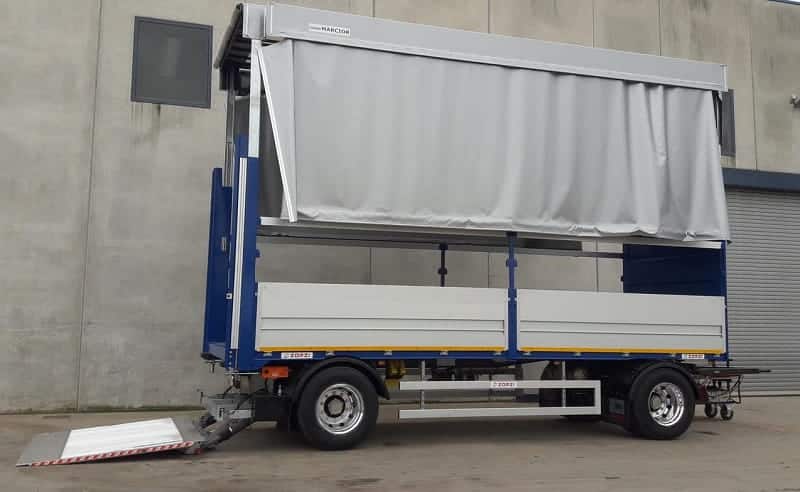 Sponde retrattili per camion